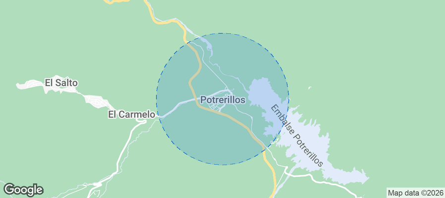 Potrerillos Airbnb map